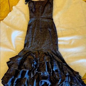 Millly Blue Apron Ruffle Dress- never worn!